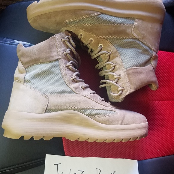 yeezy canvas boots